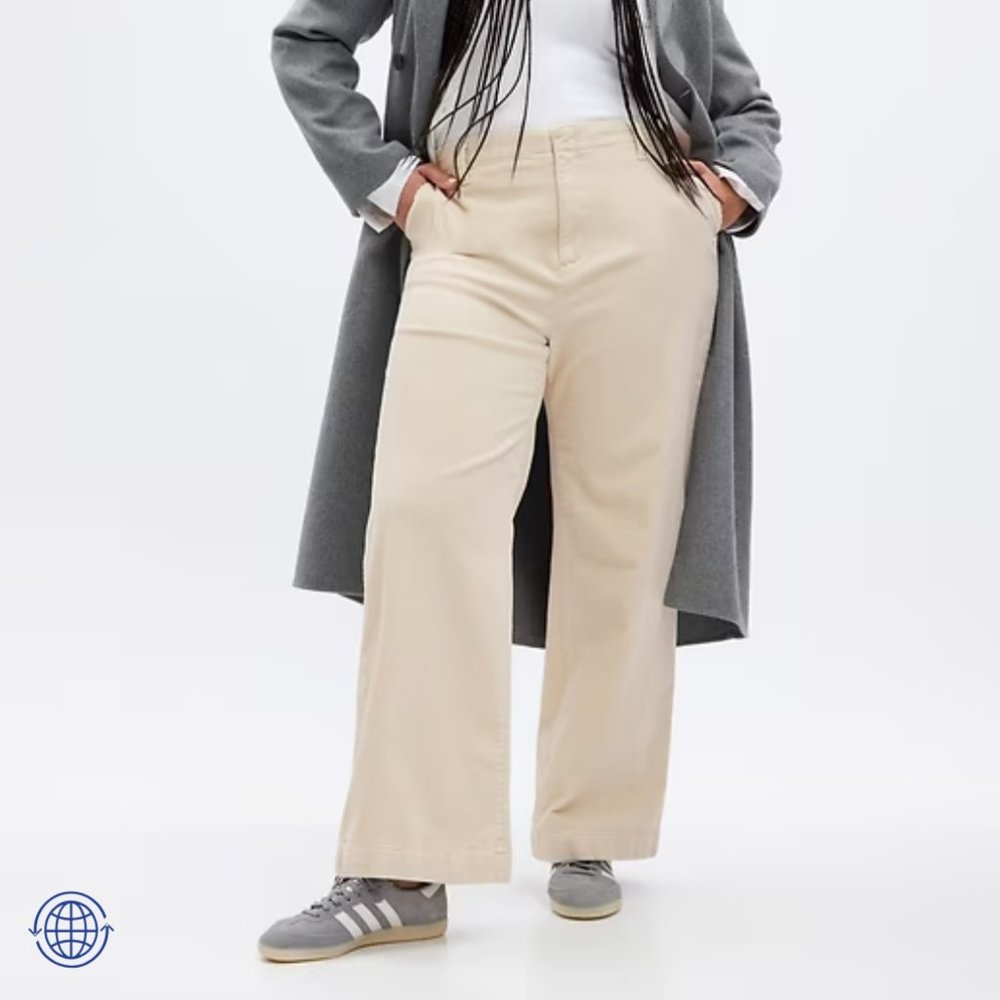 NWT Gap High Rise Wide Leg Corduroy pants